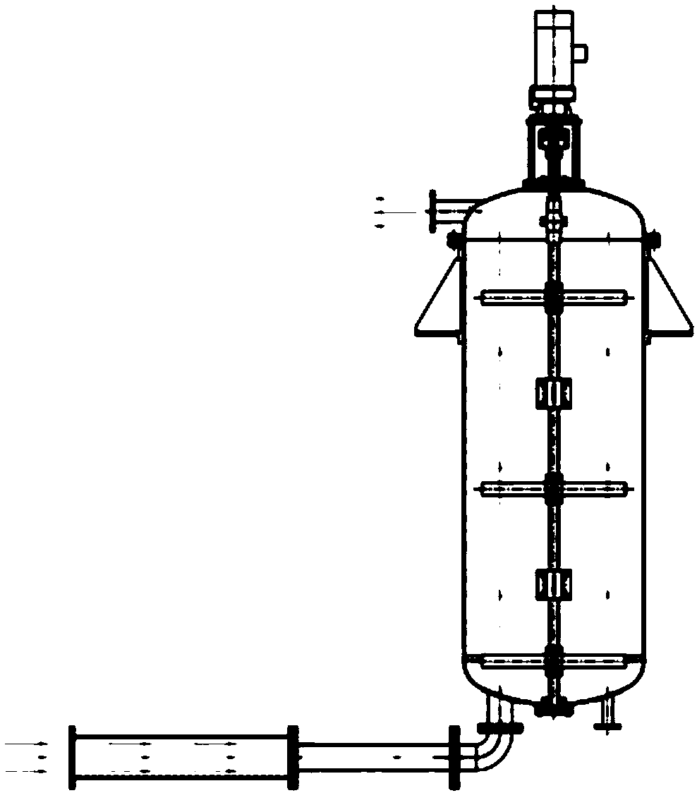 Acid precipitation system for soybean protein isolate and acid precipitation method of soybean protein isolate