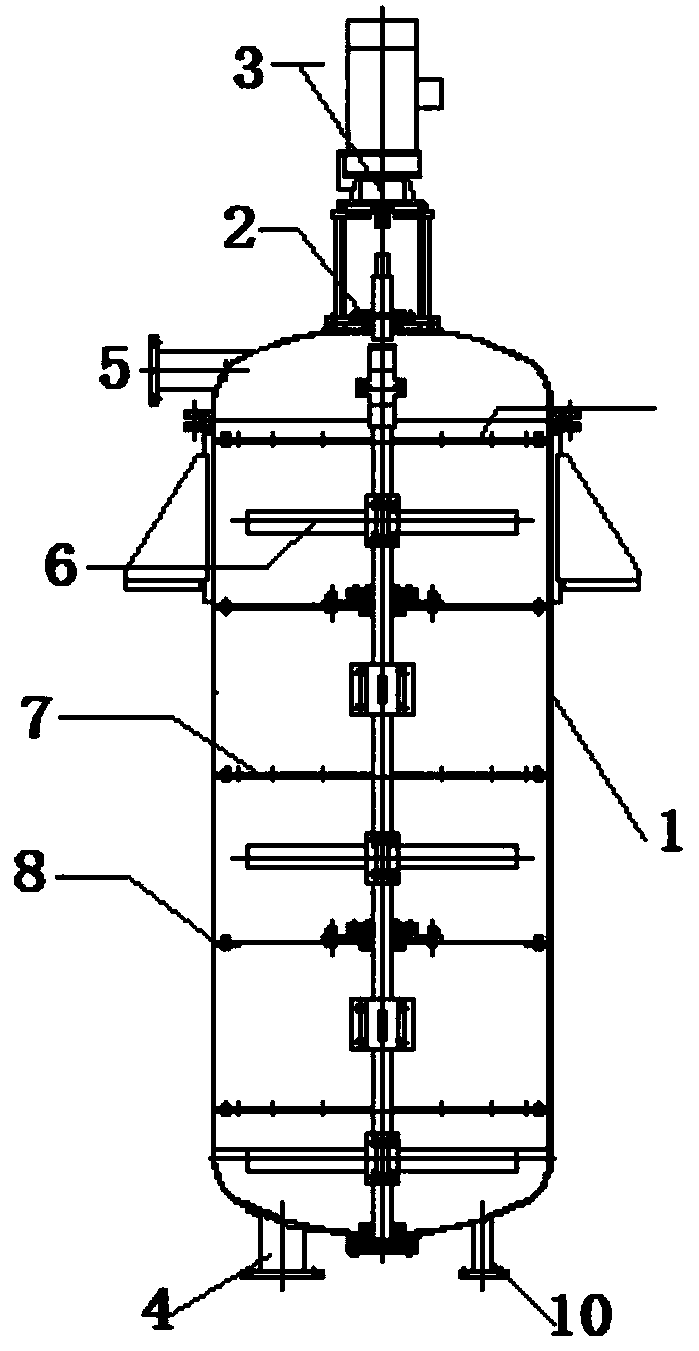 Acid precipitation system for soybean protein isolate and acid precipitation method of soybean protein isolate