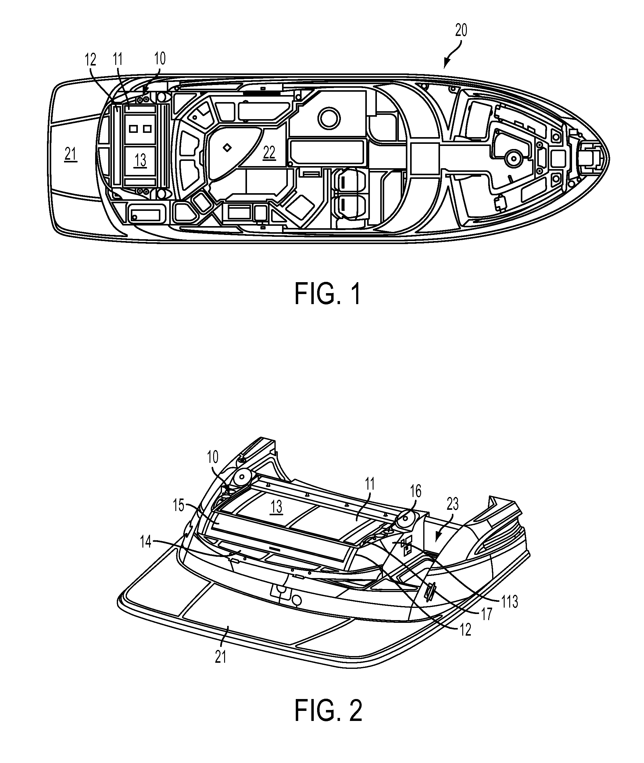 Multiple position hidden aft lounge seat