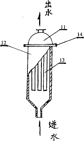 Multi-pipe external-compression type mechanical circulation forced cross flow solid-liquid separation dynamic membrane system and device