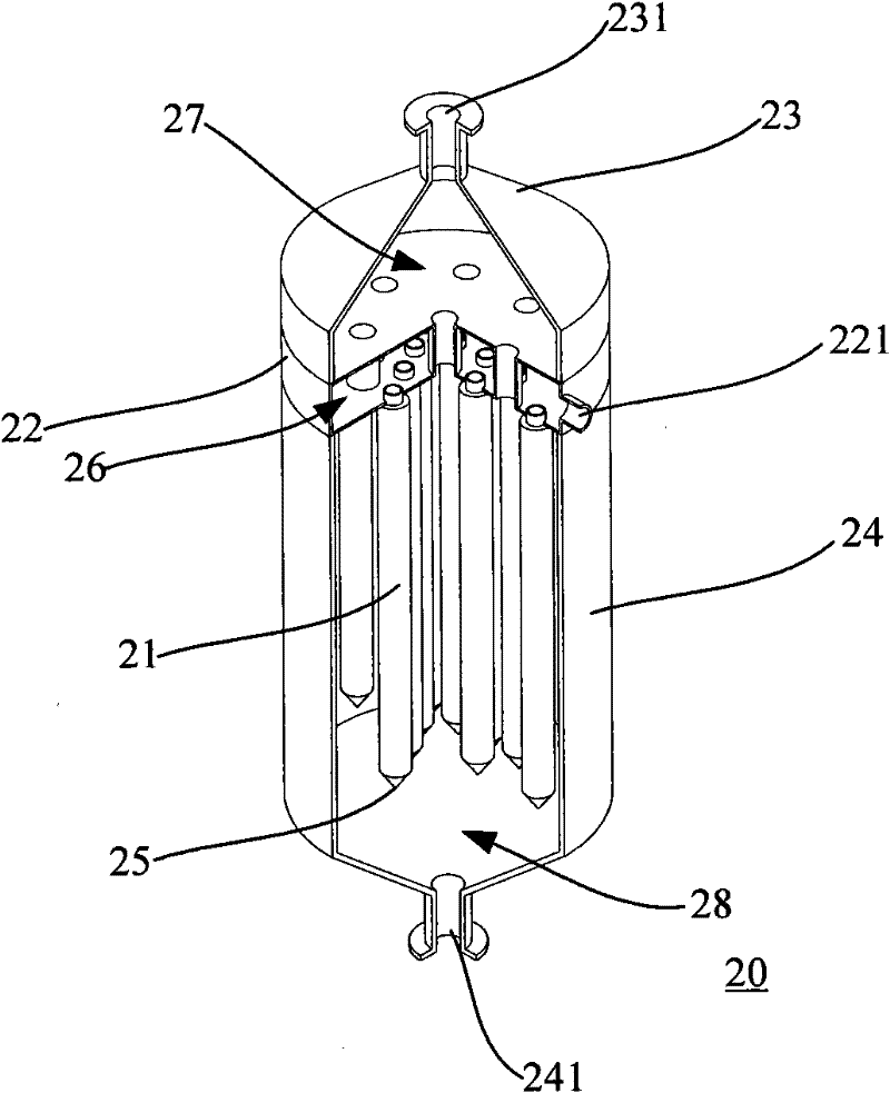 Multi-pipe external-compression type mechanical circulation forced cross flow solid-liquid separation dynamic membrane system and device