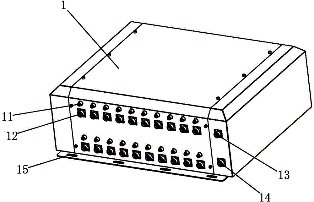 Special automatic fire extinguishing device for battery box