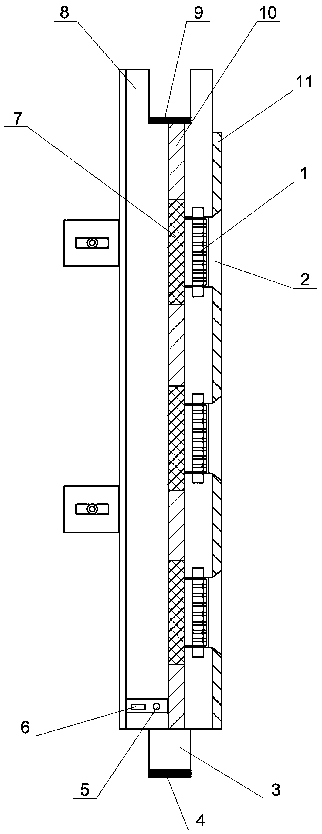 Combined type ultrasonic anti-mosquito window frame