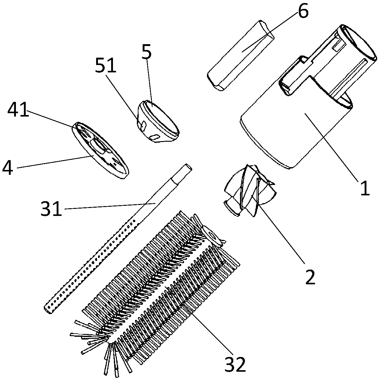 Brush head and vacuum cleaner