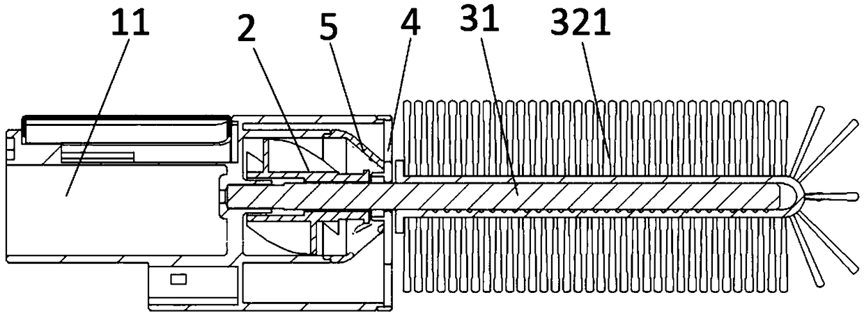 Brush head and vacuum cleaner