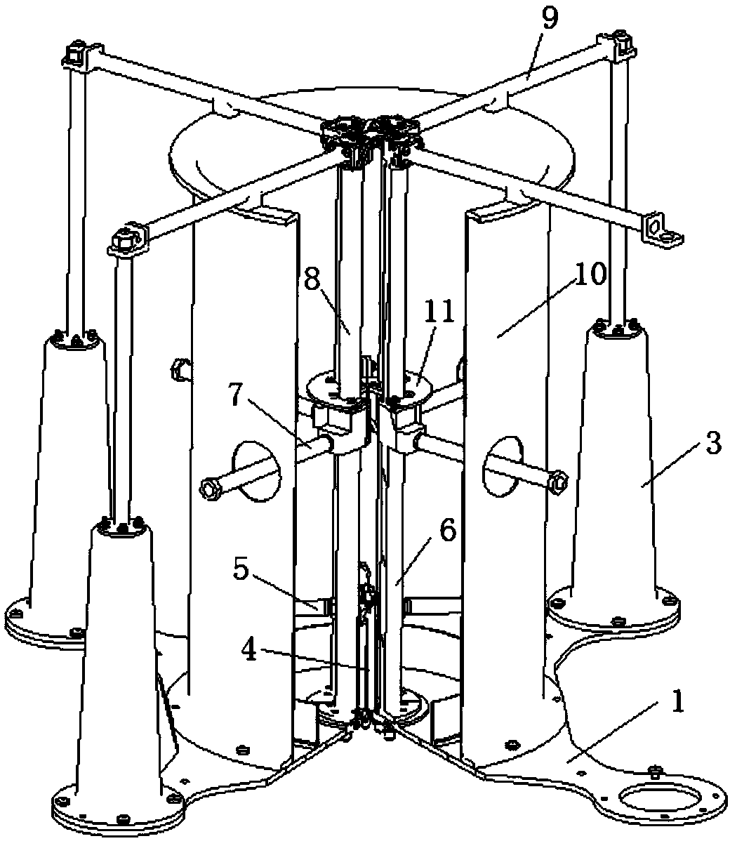 Triple-band antenna with co-feed balun structure