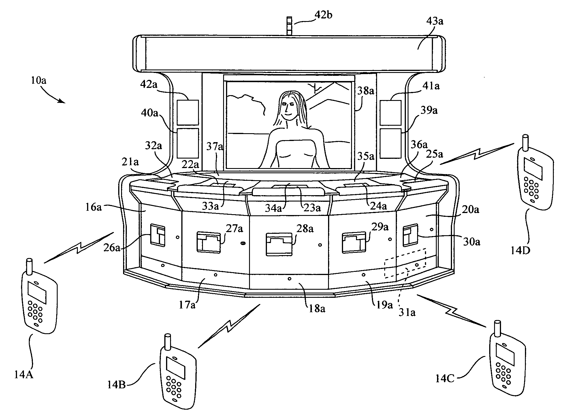 Wireless bet withdrawal gaming system