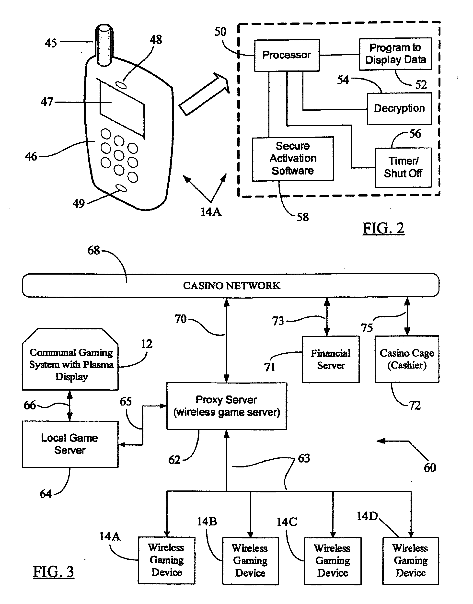 Wireless bet withdrawal gaming system