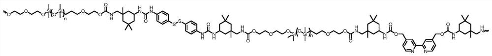 Autonomous self-healing elastomer with high tensile properties and its preparation method and application