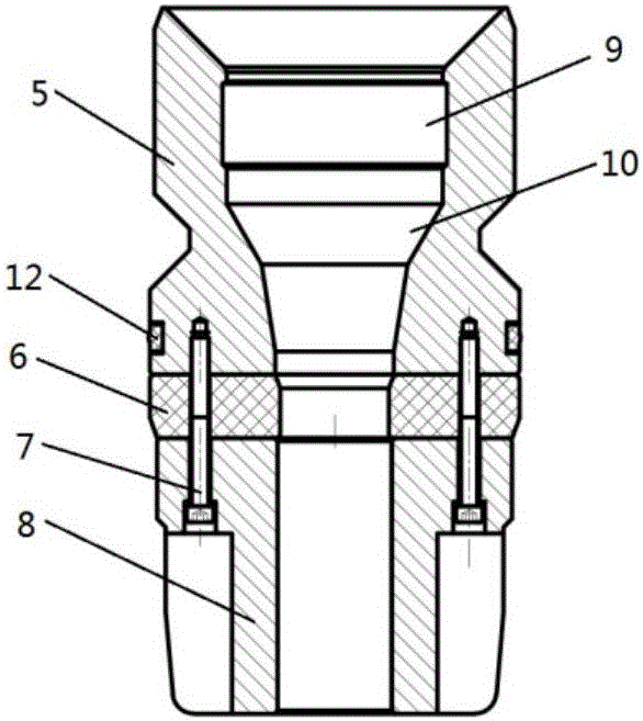 Built-in continuous oil tube well completion tube column and construction method thereof