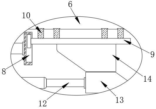 A connection structure between a water pump shaft and a motor shaft