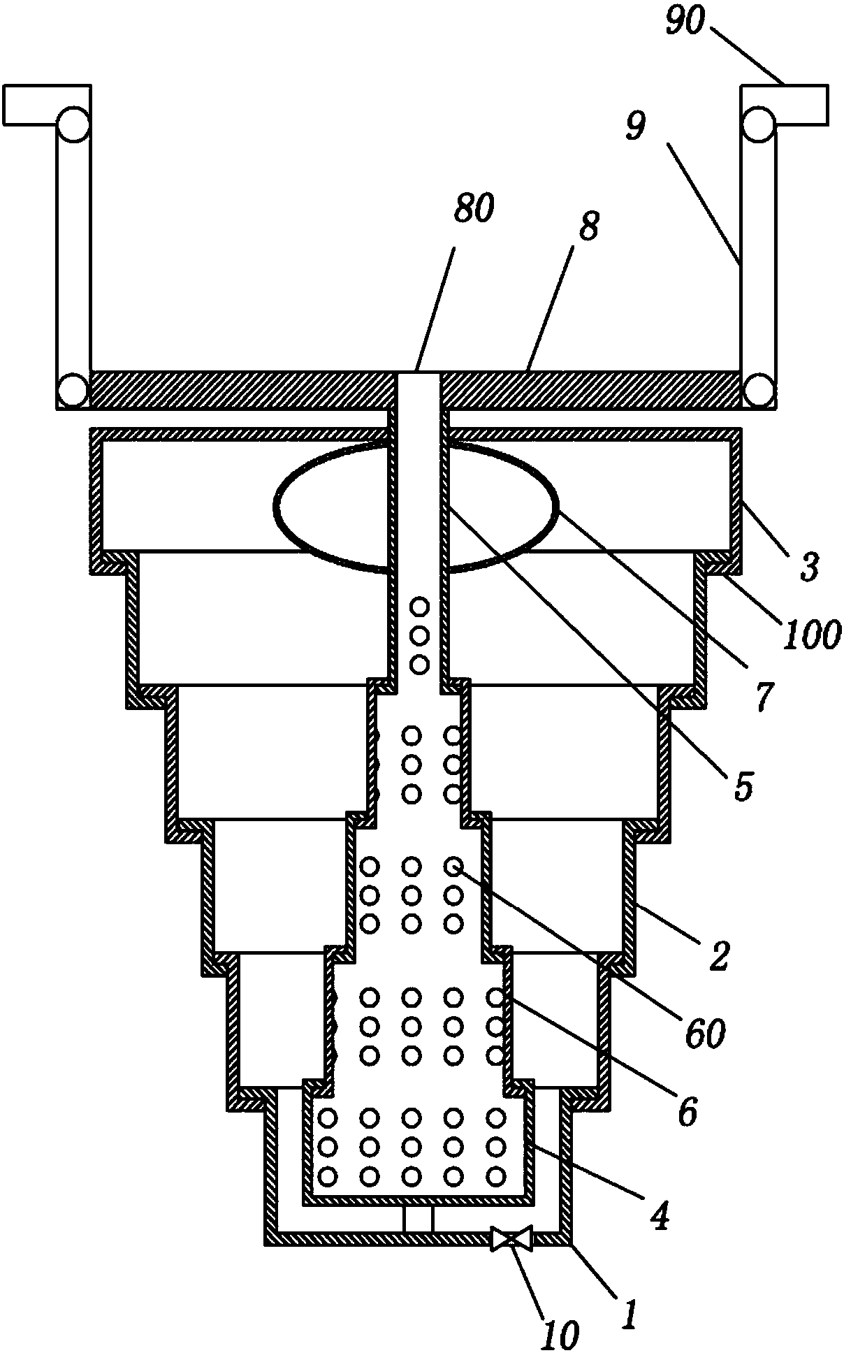 Material mixing method