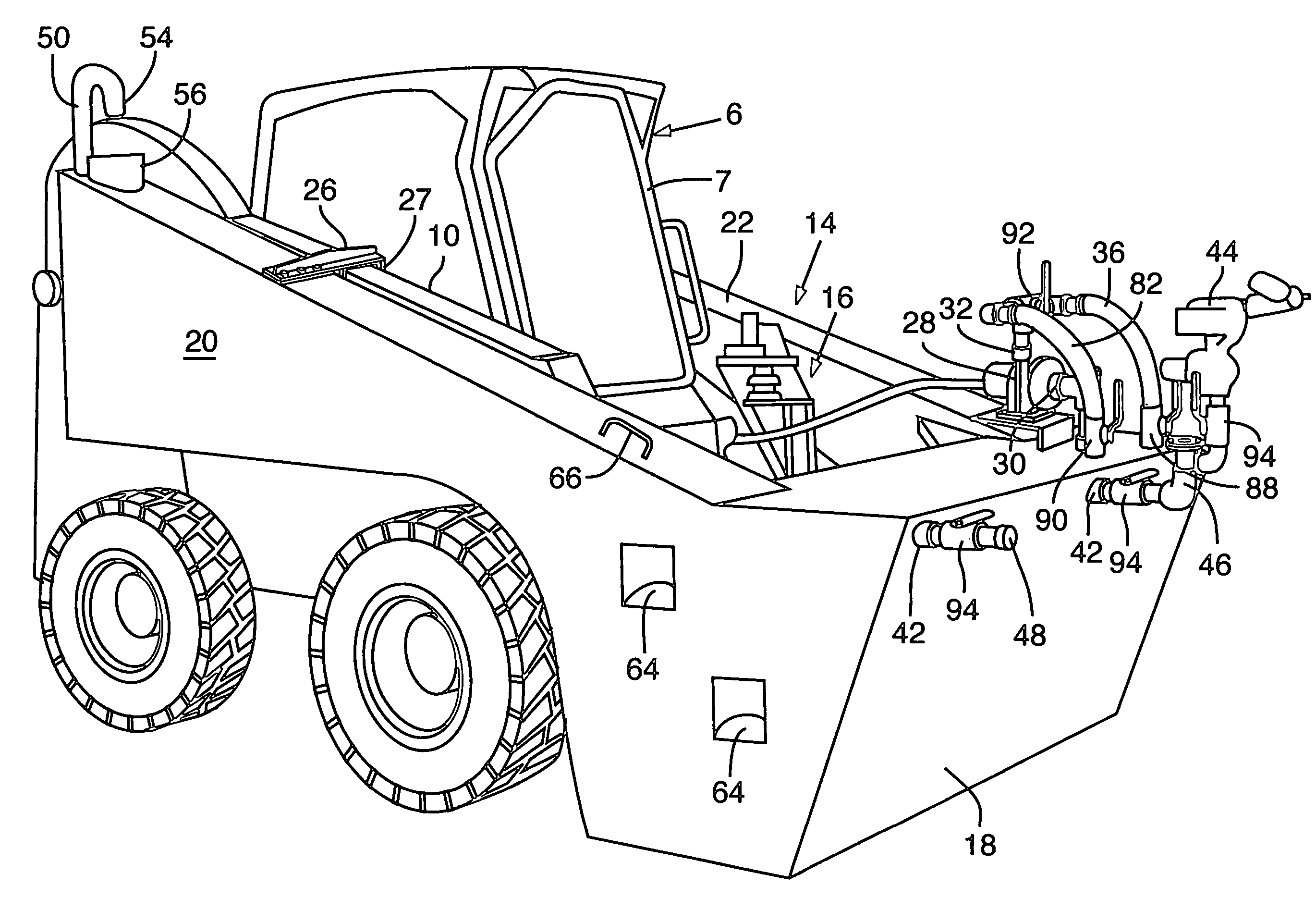 Portable fluid-transporting system