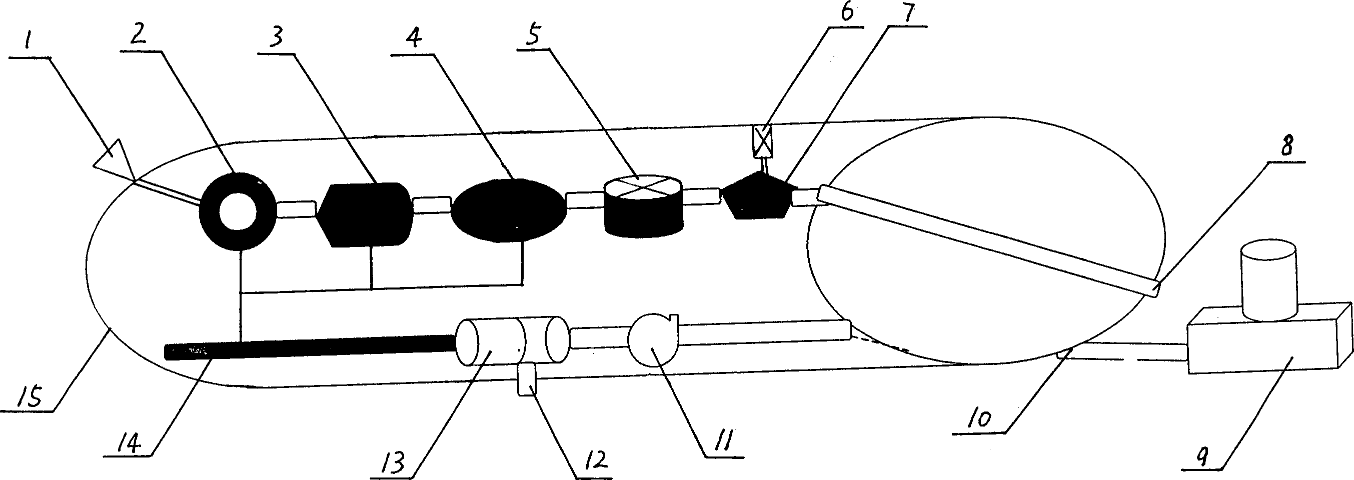 Method for treating food and beverage refuse into fodder and complete equipment