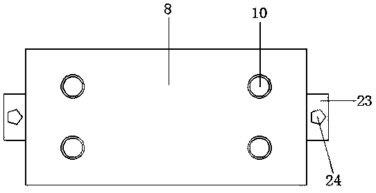 Pneumatic element shock absorption device