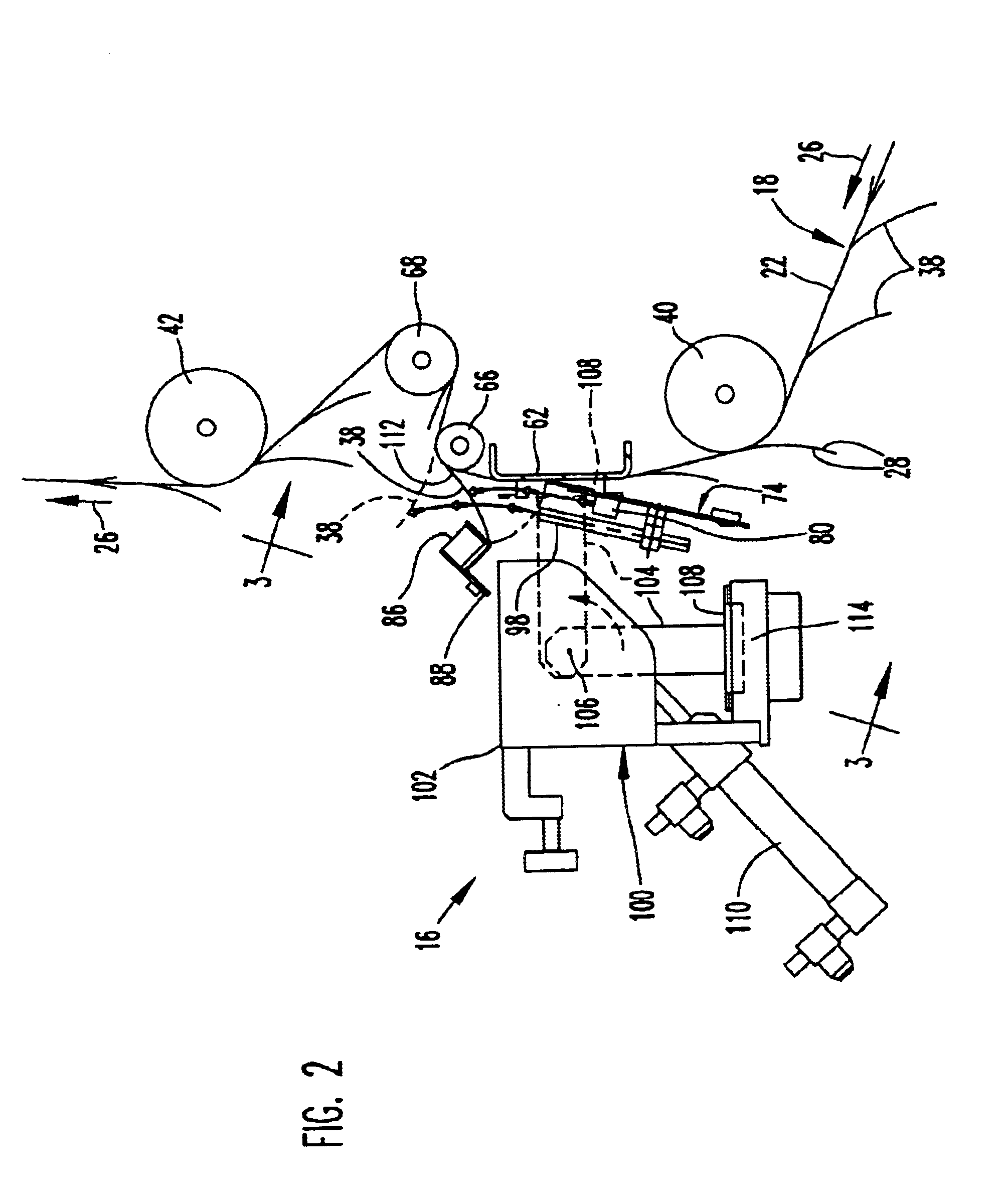 Printer for shingled bags and method