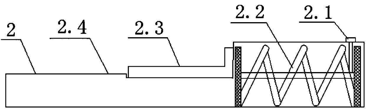 Damping clamping block positioning type drawing child-mother ruler