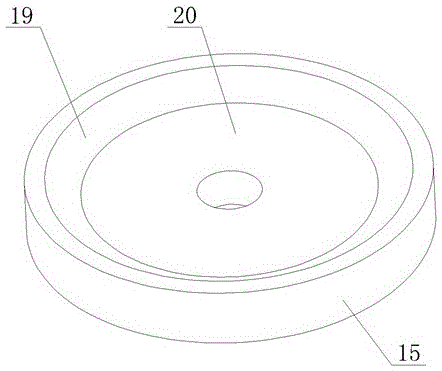 Small super-hard material grinding wheel segment deburring machine