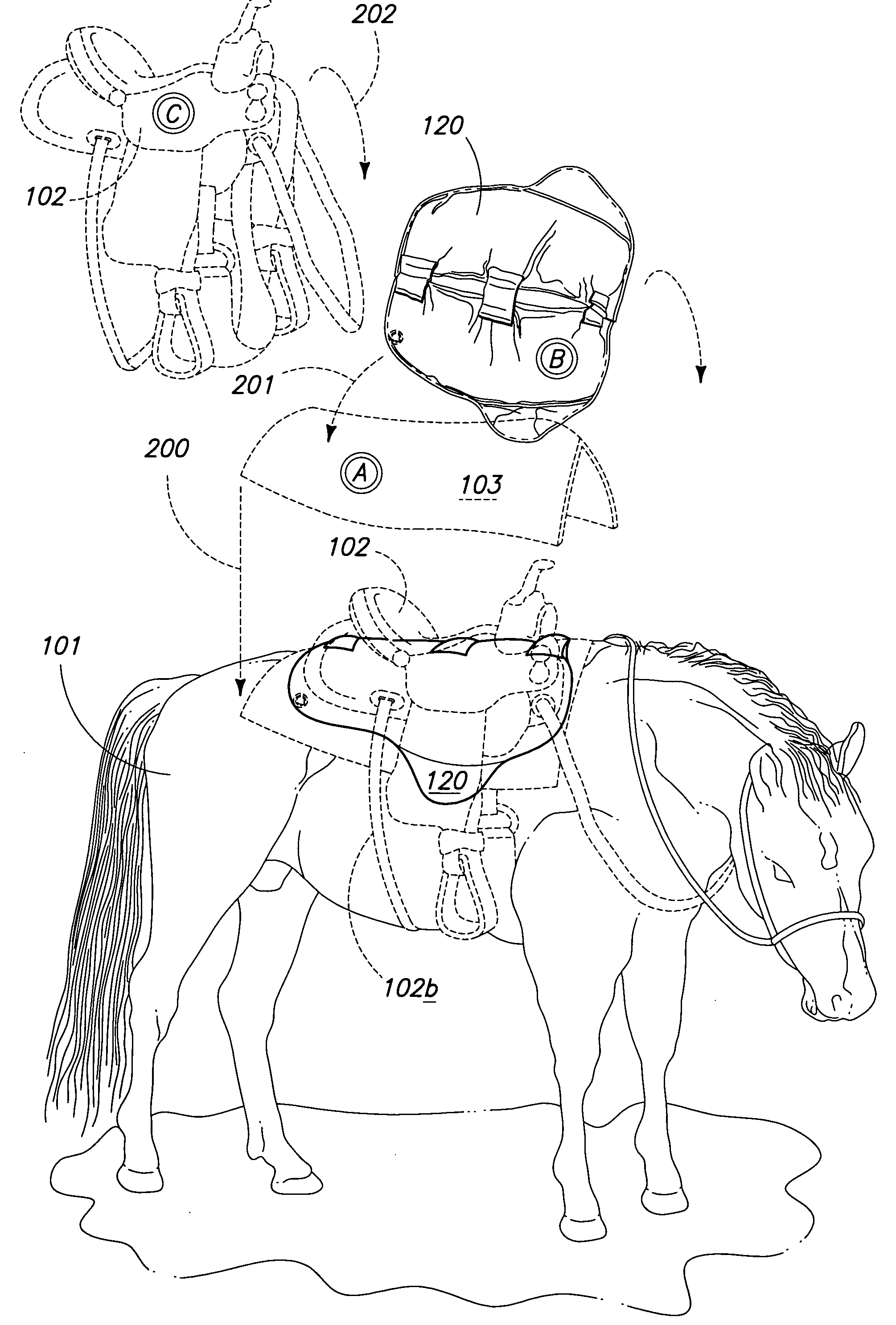 Force distributing interface system