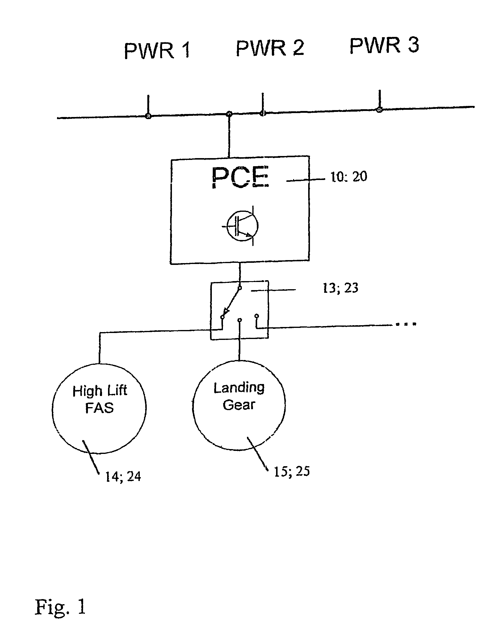 Method and device for redundantly supplying several electric servomotors or drive motors by means of a common power electronics unit