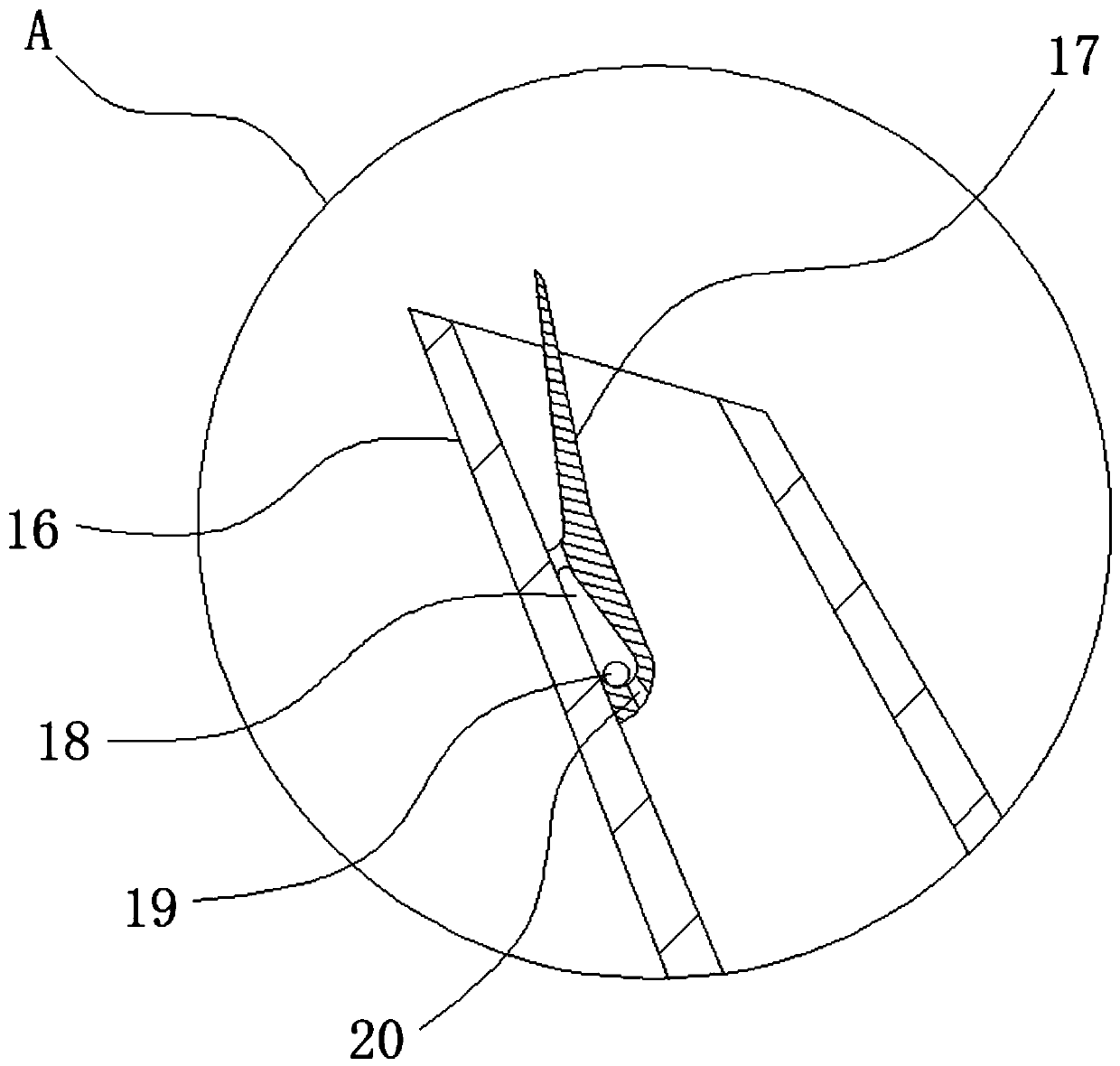 Edible oil containing device capable of achieving quantitative pouring