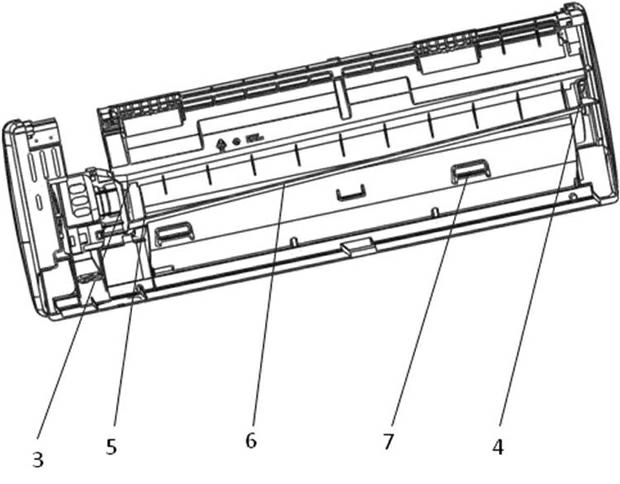 Framework for indoor unit of air conditioner and indoor unit of air conditioner