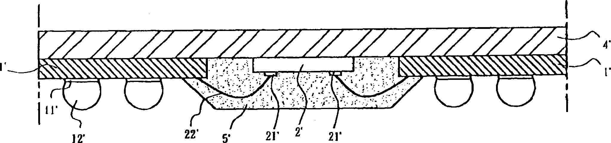 High radiation miniature package for semiconductor chip