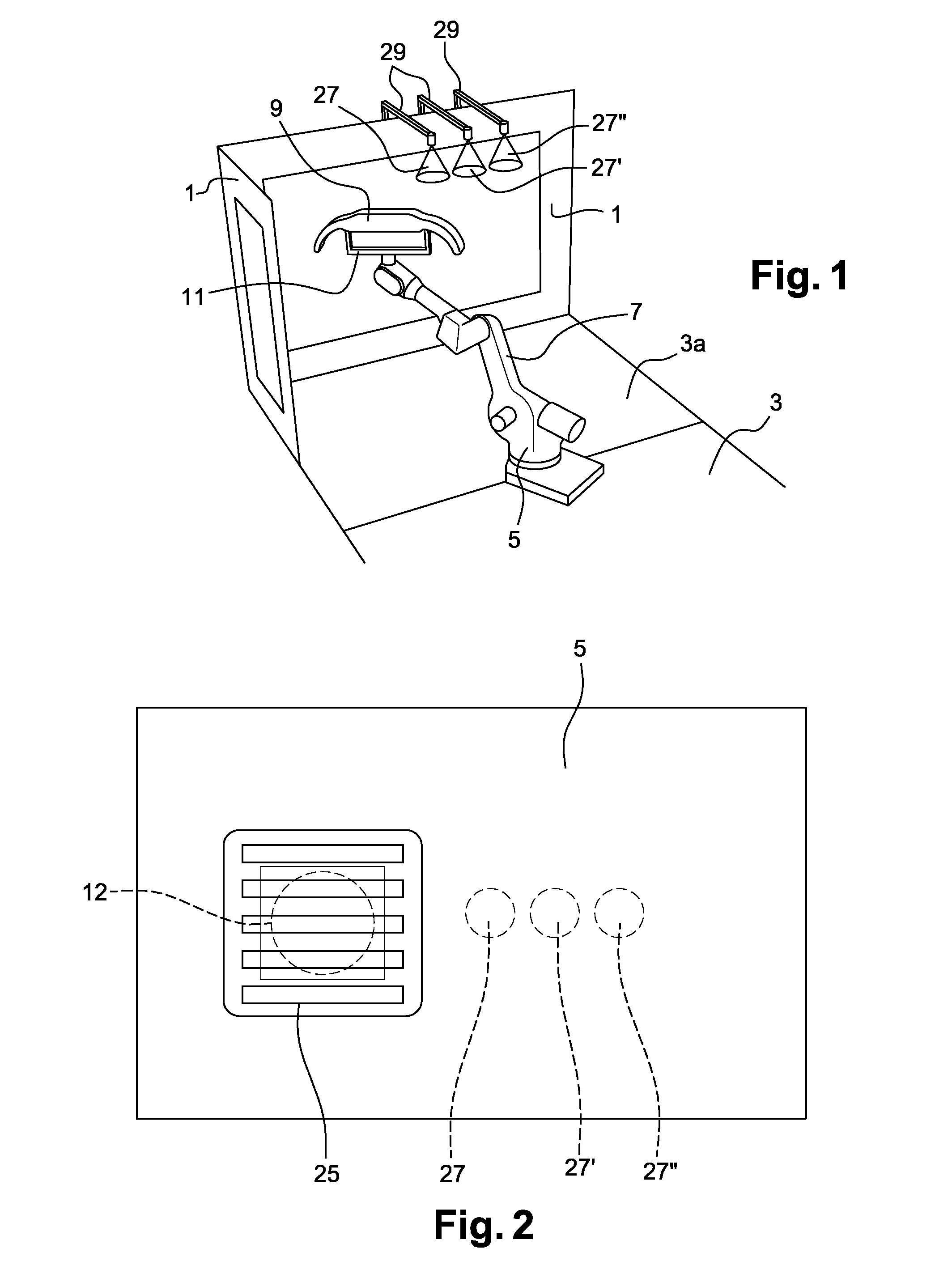 Method and system for painting a part of a motor vehicle body