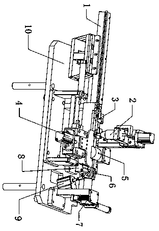 Appearance inspection and automatic reversing integrated equipment of oil tube connecting piece