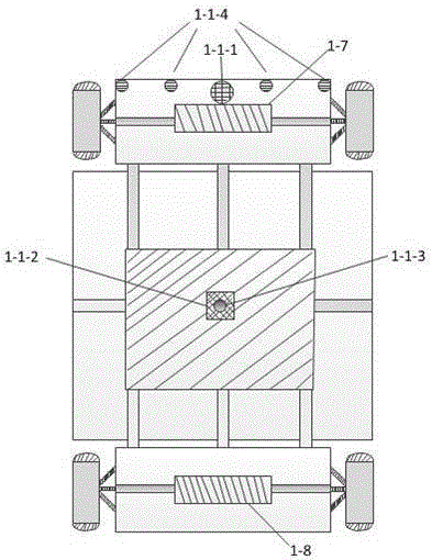 Wheel-type detection mobile robot control system and method