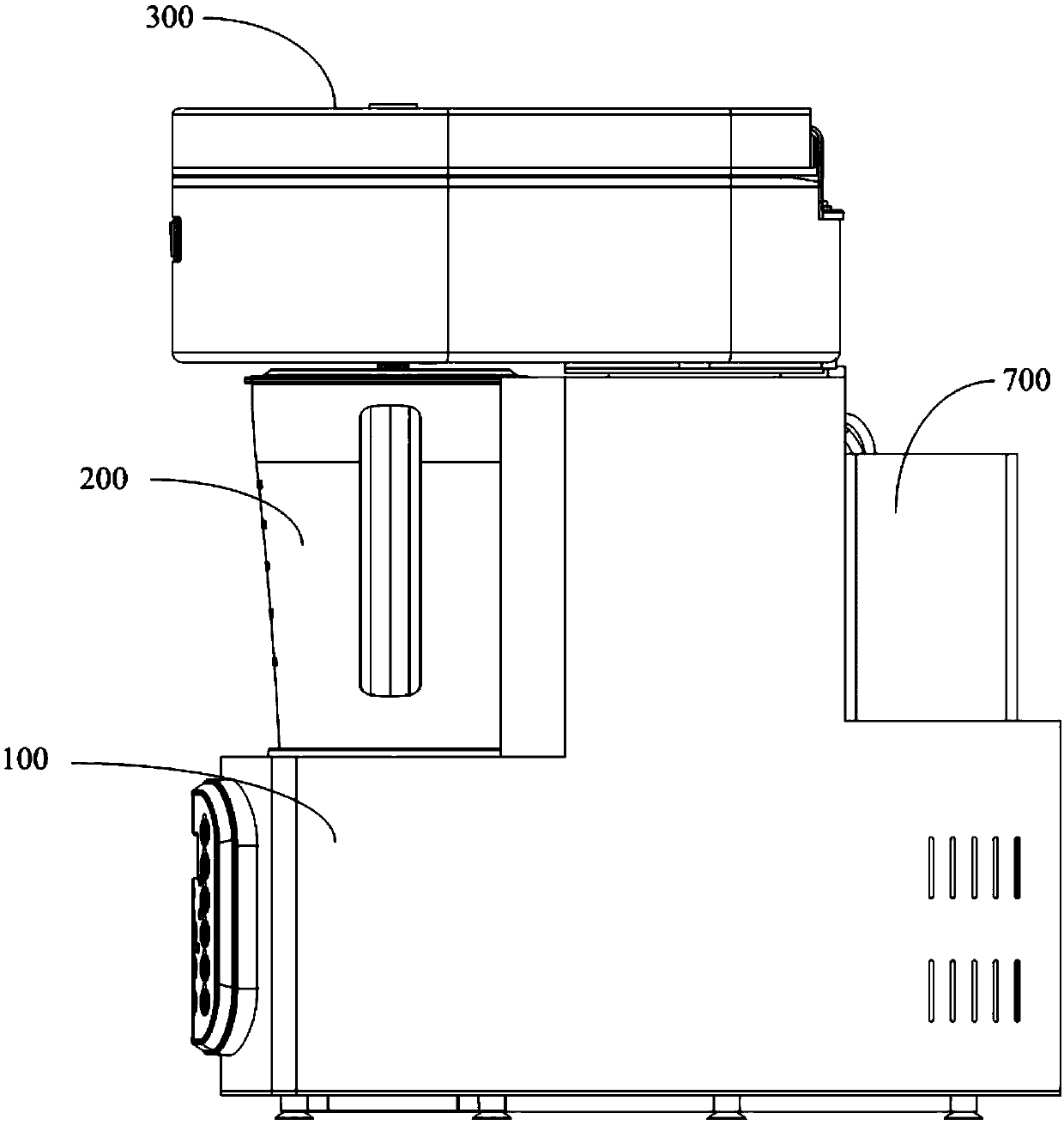 Food processor, steam generating assembly, steam generating assembly control method and steam generating assembly controller