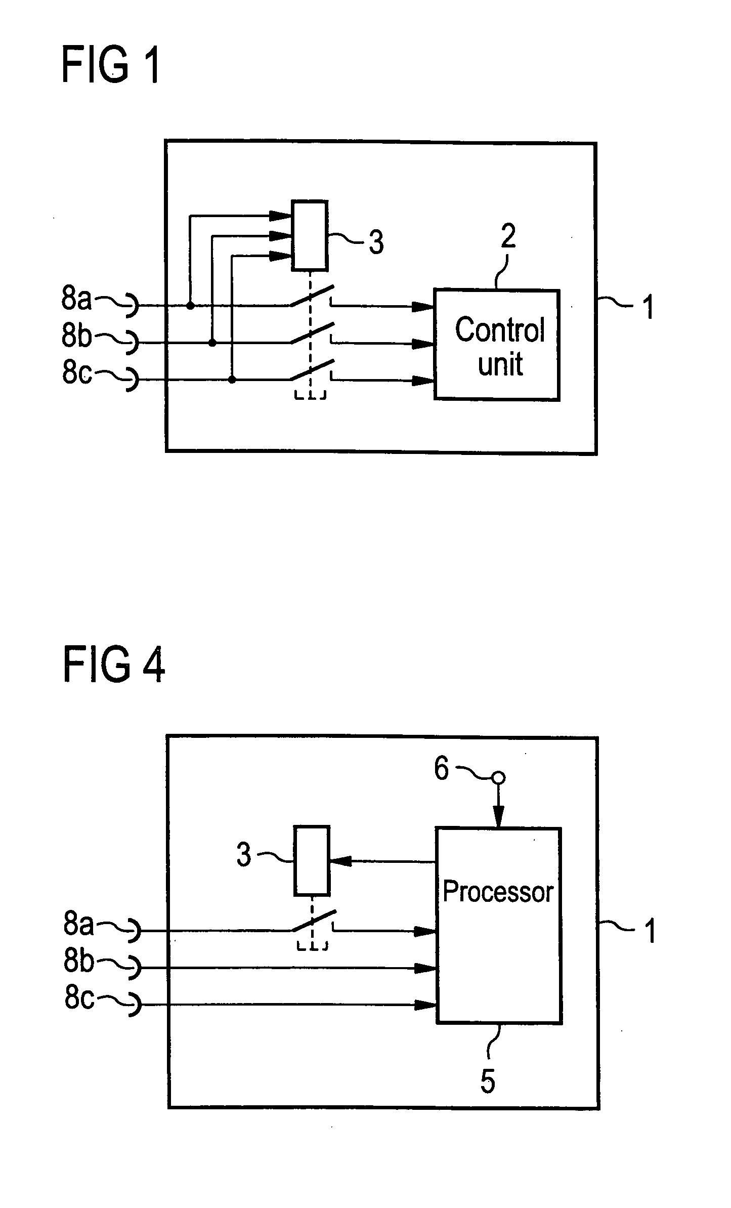 Integrated circuit with a control input that can be disabled