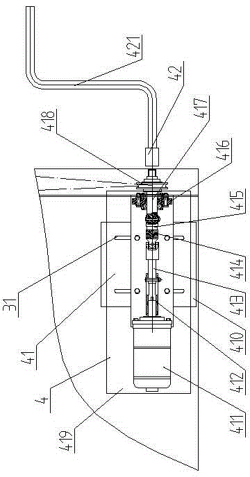 Tarpaulin top cover mechanism for slag-soil truck