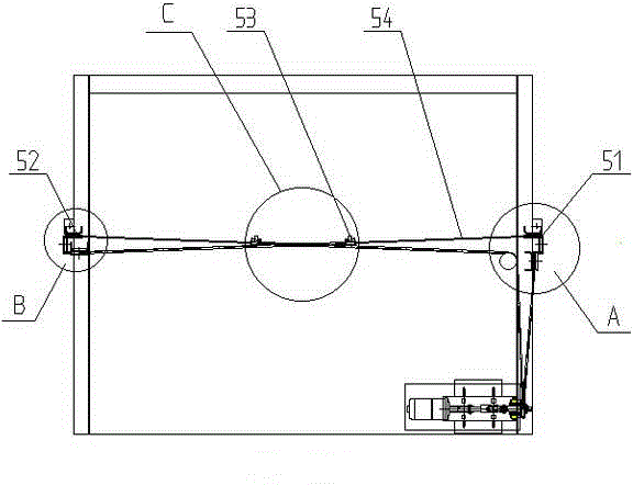 Tarpaulin top cover mechanism for slag-soil truck