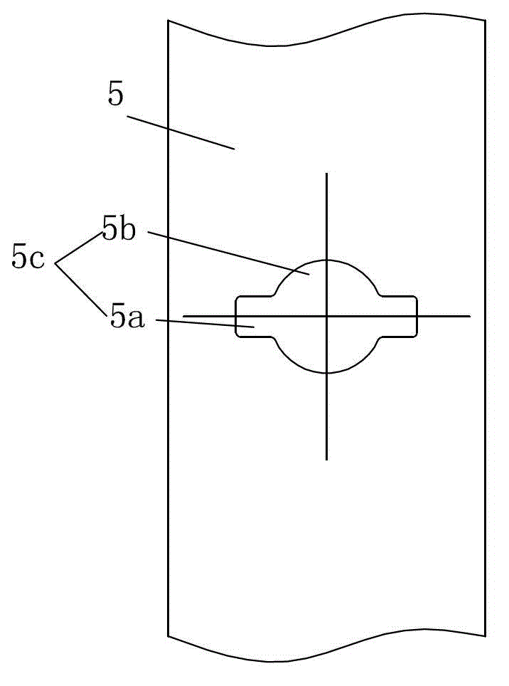 Stamping part connecting fastening structure