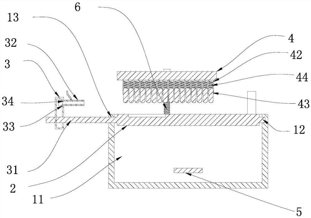 Rat body positioning device for tail intravenous injection in rats