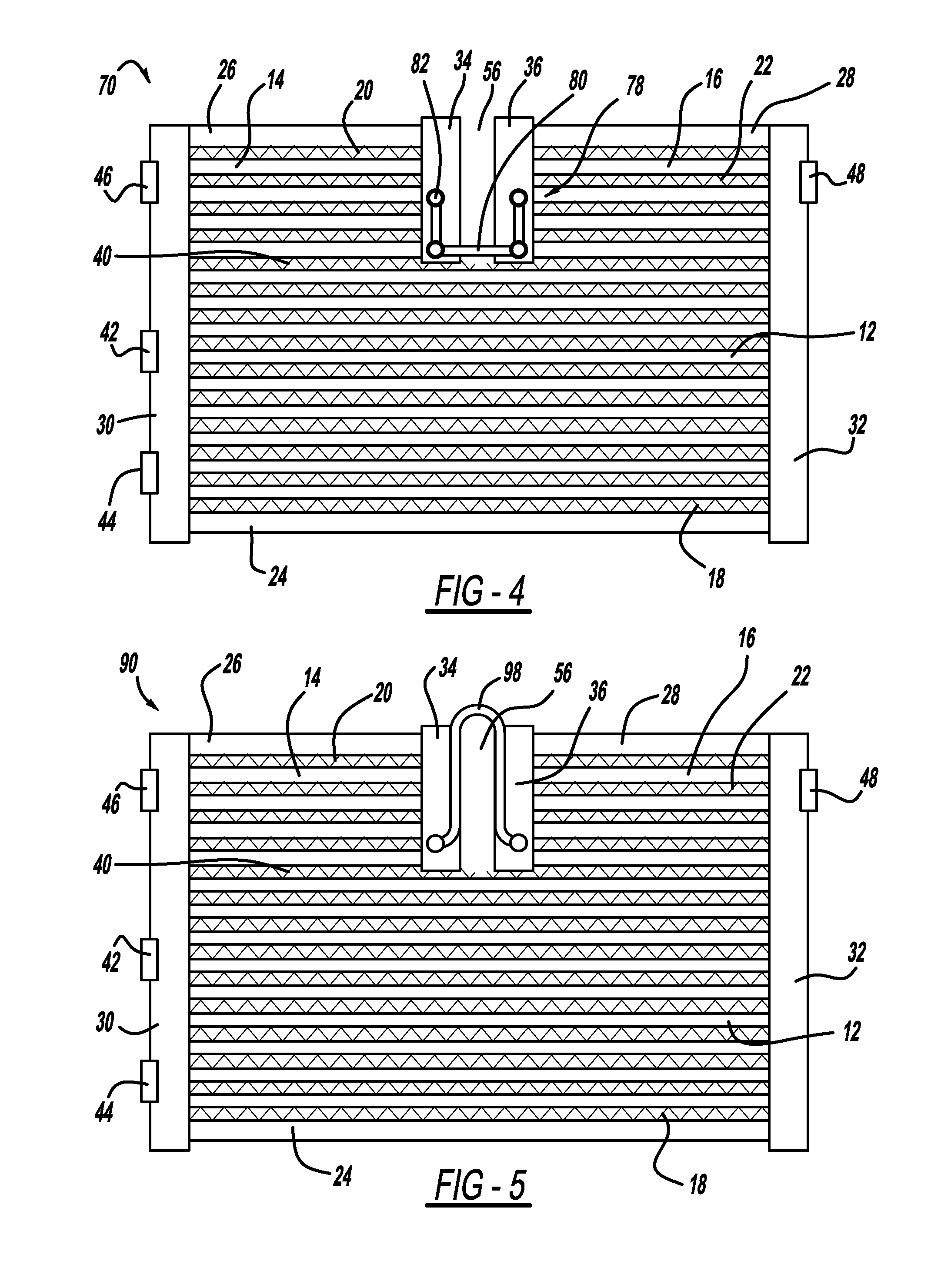 Low thermal strain multi-cooler