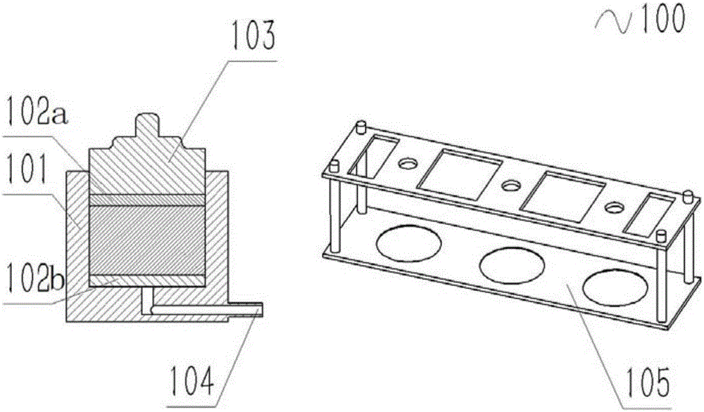 Novel power lateral confinement compression test device