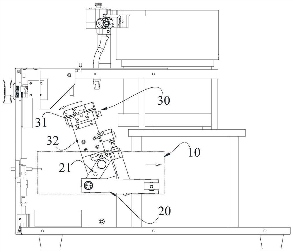 Swing connecting rod mechanism and tubular terminal crimping machine