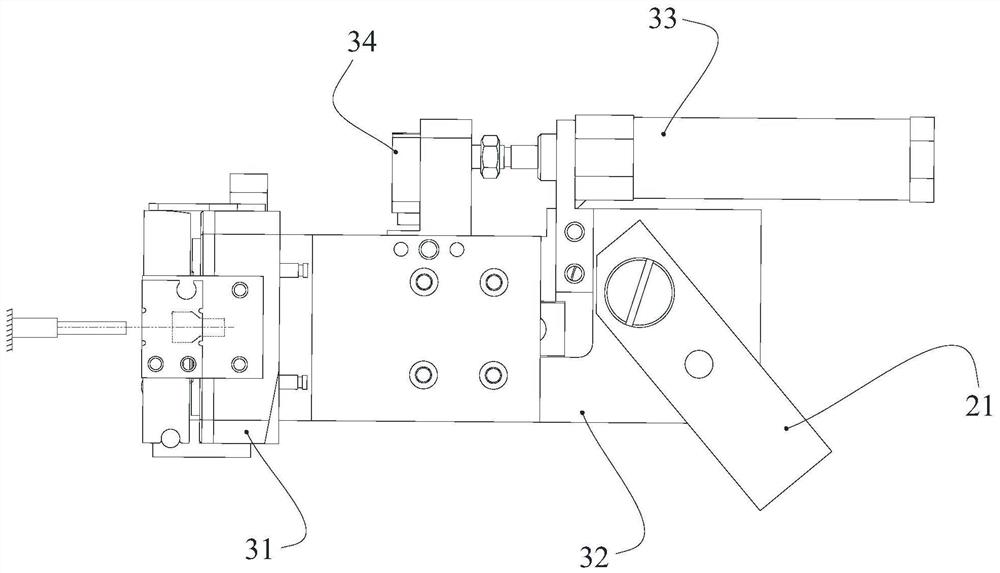 Swing connecting rod mechanism and tubular terminal crimping machine