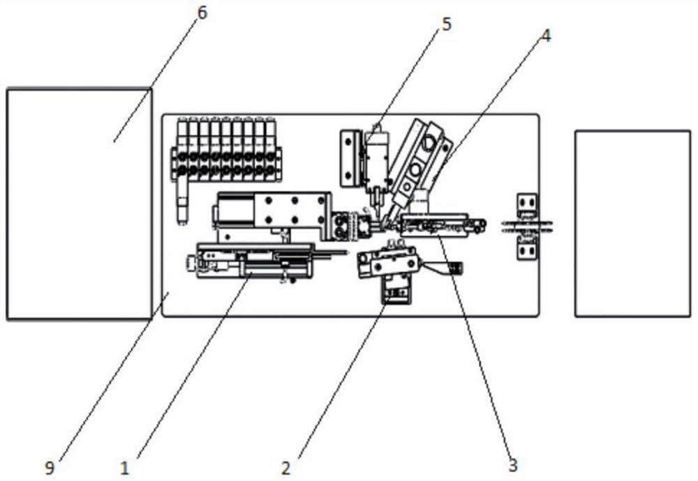 Micro thermocouple threading device and machining method