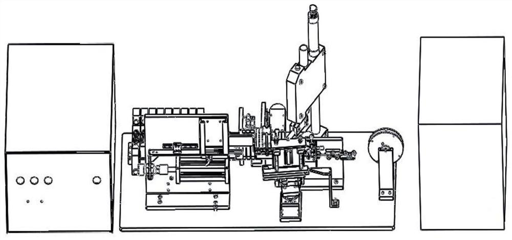 Micro thermocouple threading device and machining method