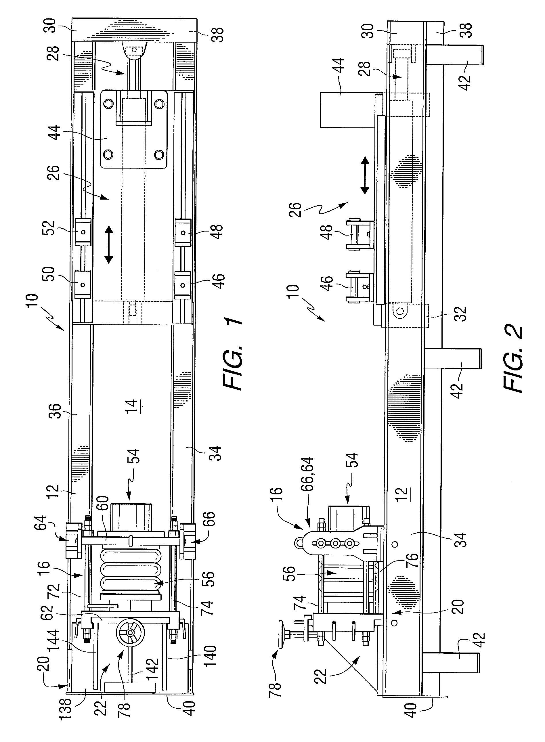 Hammer test bench