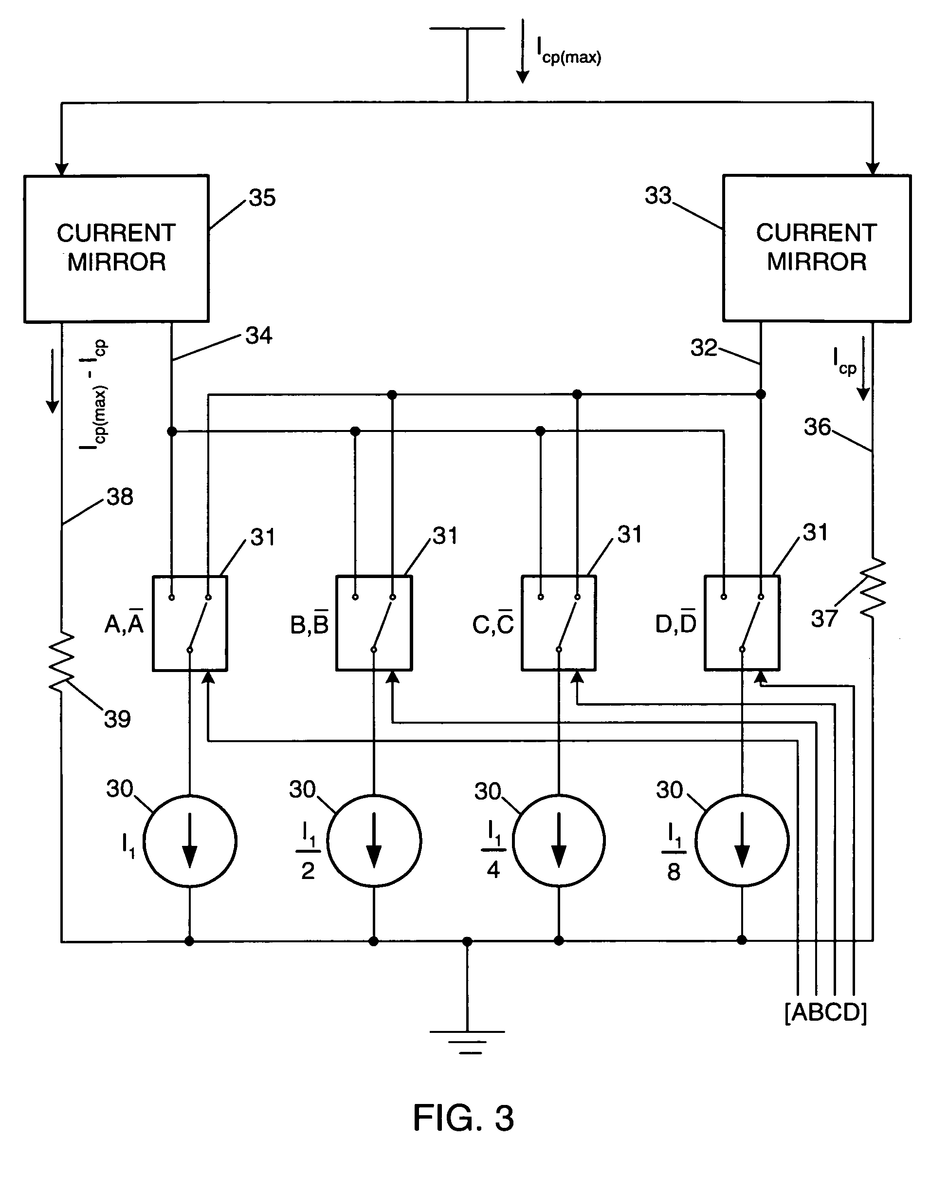 Charge pump bias network