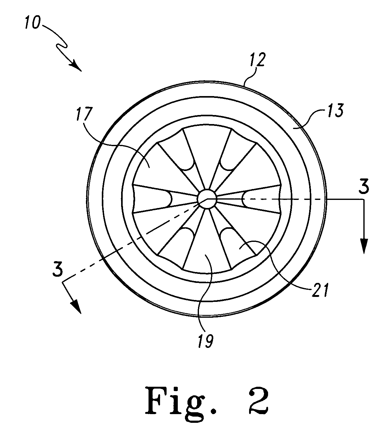 Round hour-glass hot-fillable bottle