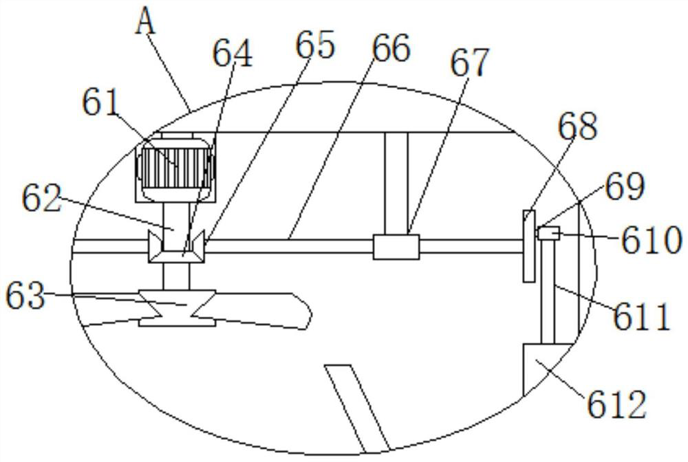 Heat conduction device and heat conduction method for LED high-power lighting lamp