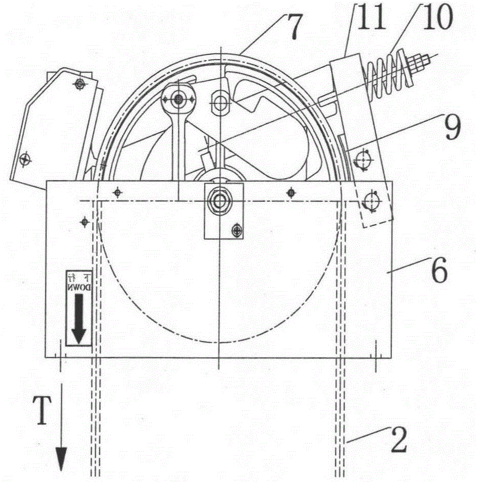 Over-speed governor and using method thereof