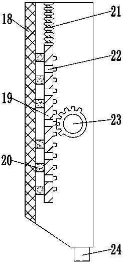 Self-cleaning dustproof shock-absorption type power distribution cabinet