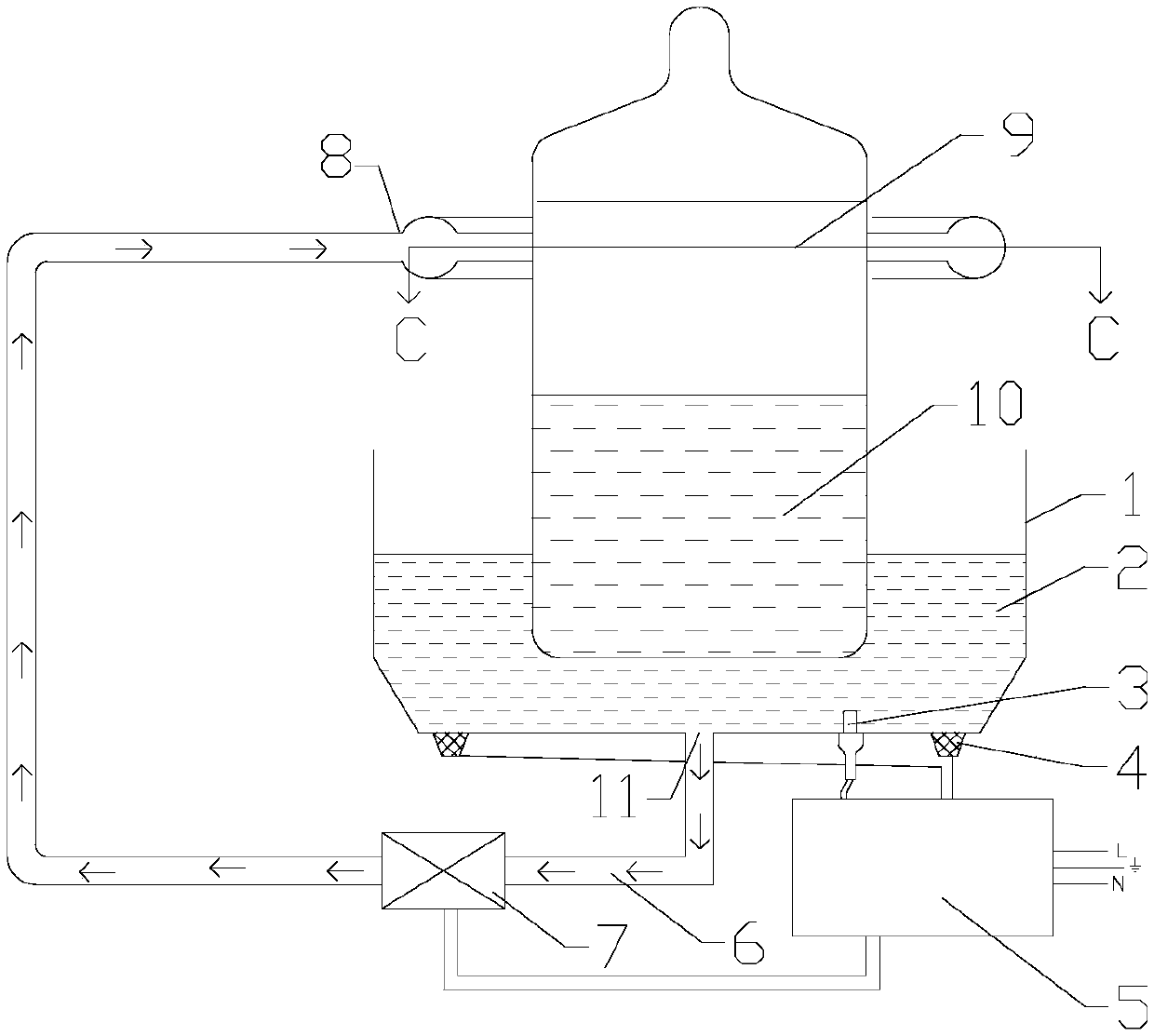 Milk warming device