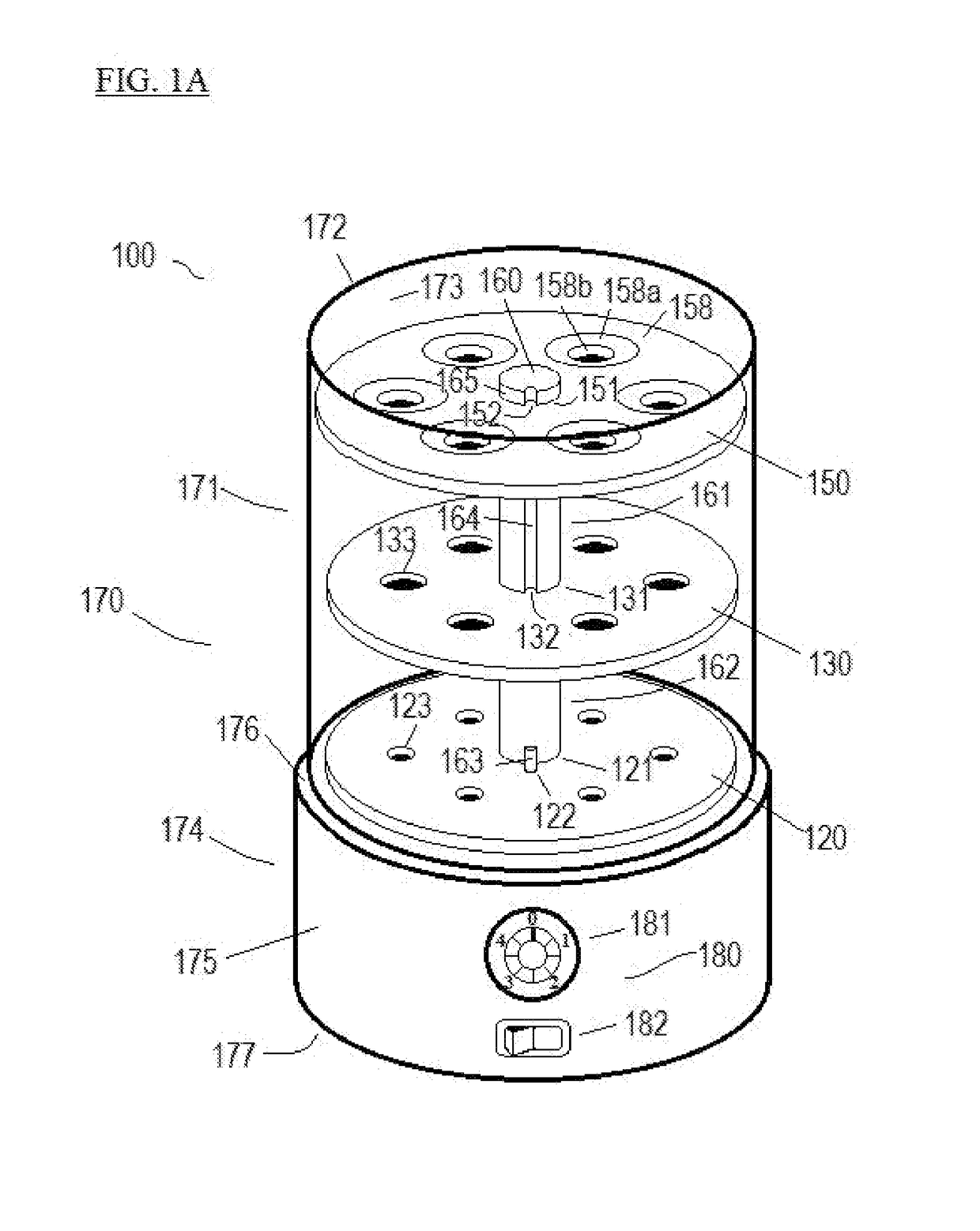 Shaker device for packing loose material and related methods